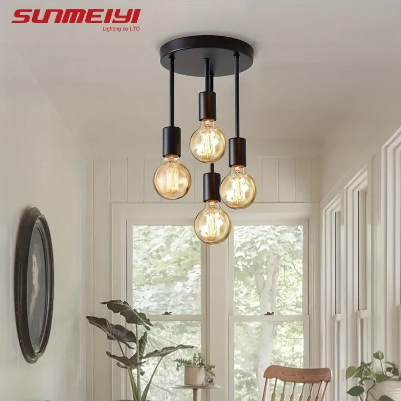 Modern Four-head Ceiling lamp