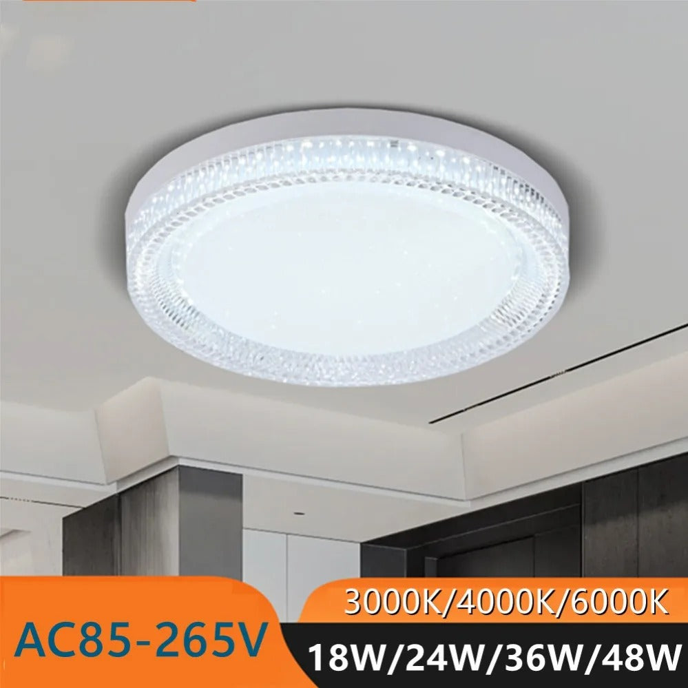 Modern Led Ceiling Lamp Crystal Circle Lights