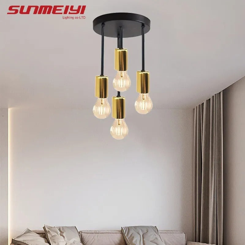 Modern Four-head Ceiling lamp