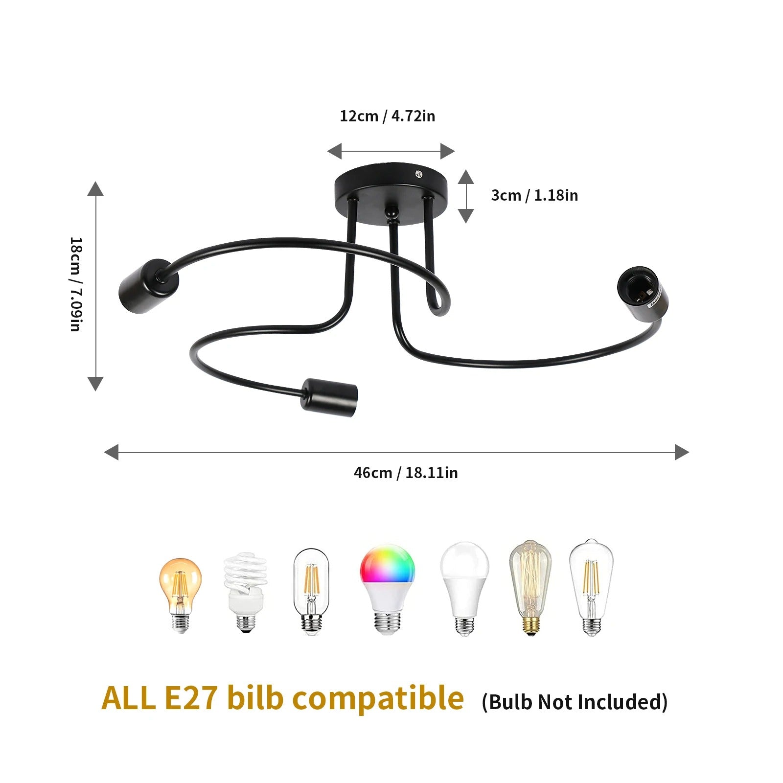 Vintage Industrial Ceiling Light