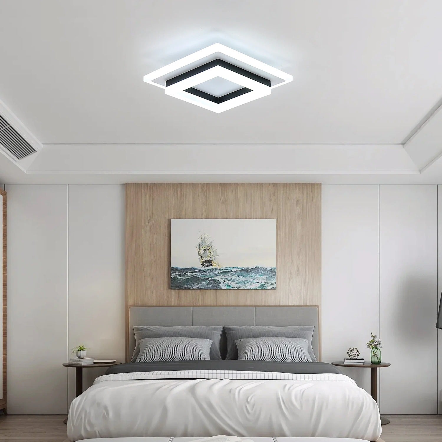 Modern LED Ceiling Light, Square Ceiling Lamps 24W