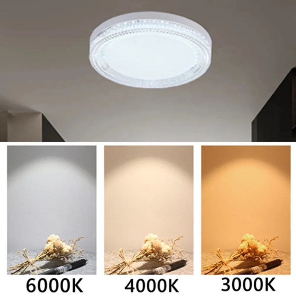 Modern Led Ceiling Lamp Crystal Circle Lights