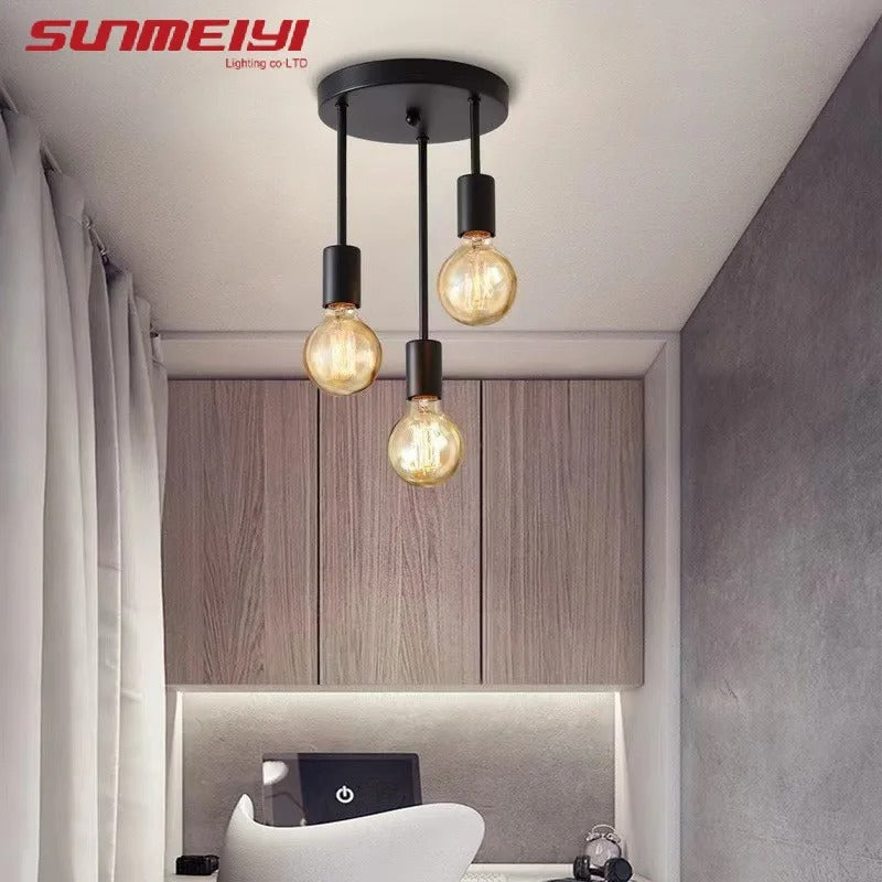 Modern Four-head Ceiling lamp