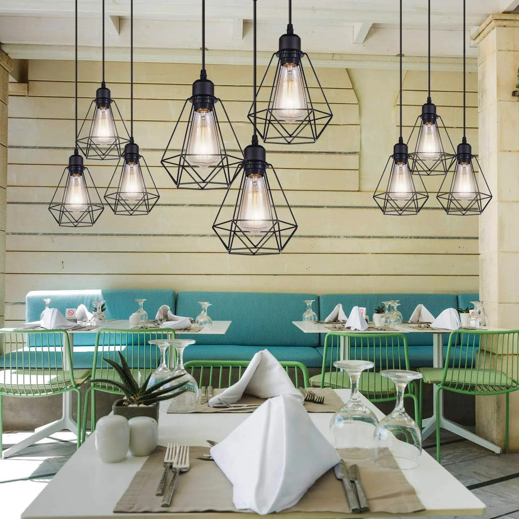 Vintage 3-Light Pendant Ceiling Lamps