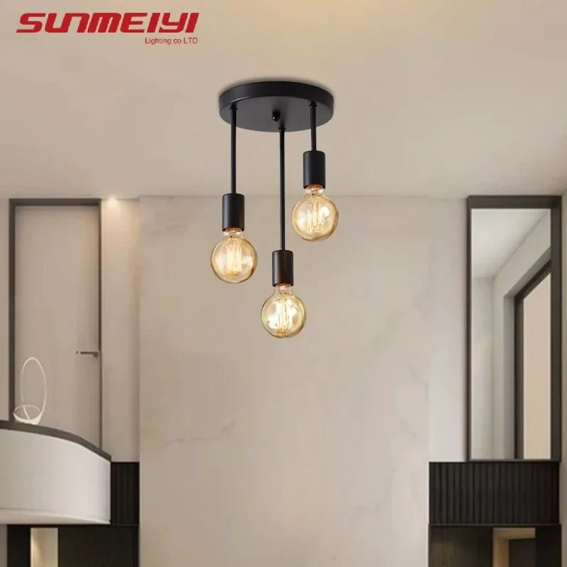 Modern Four-head Ceiling lamp