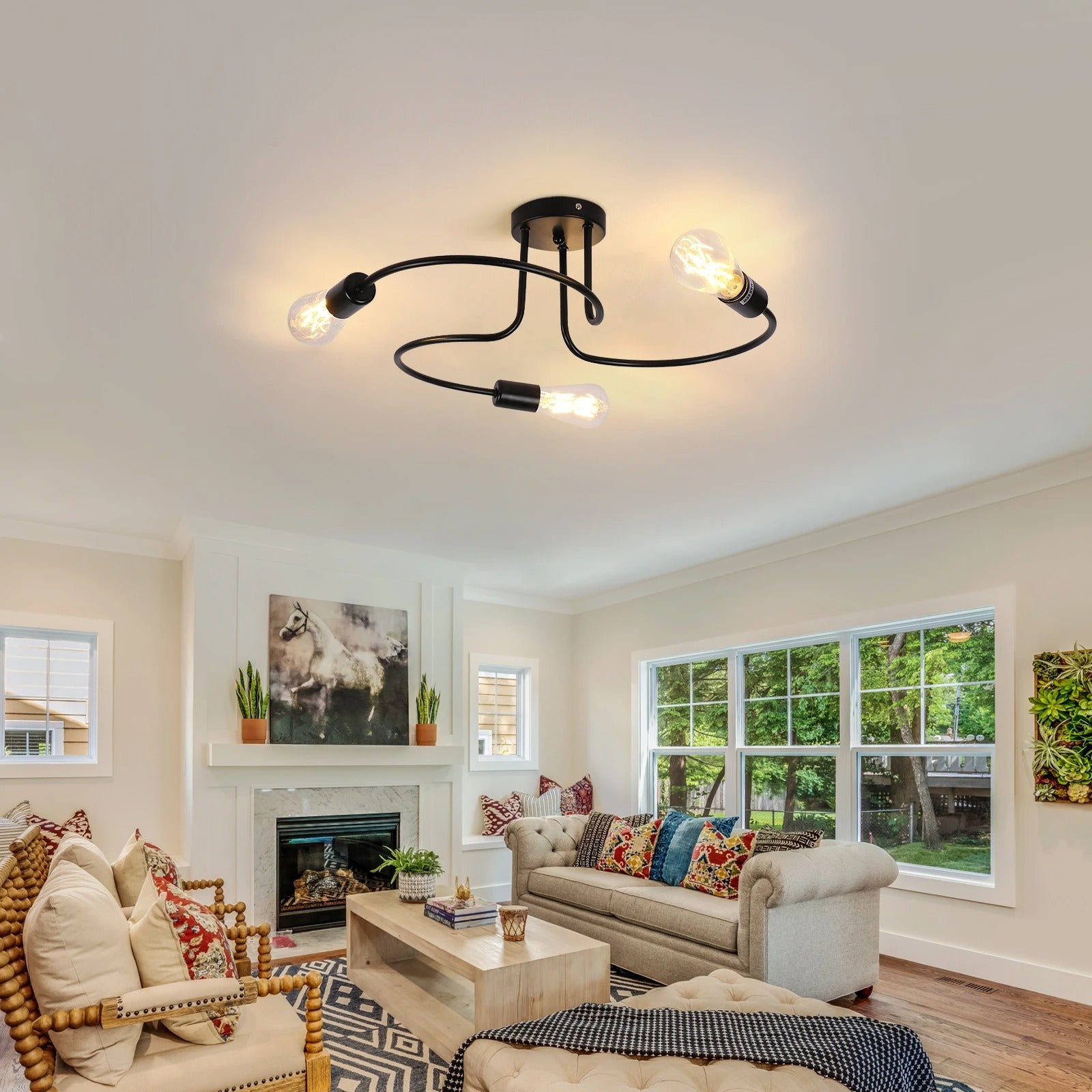 Vintage Industrial Ceiling Light