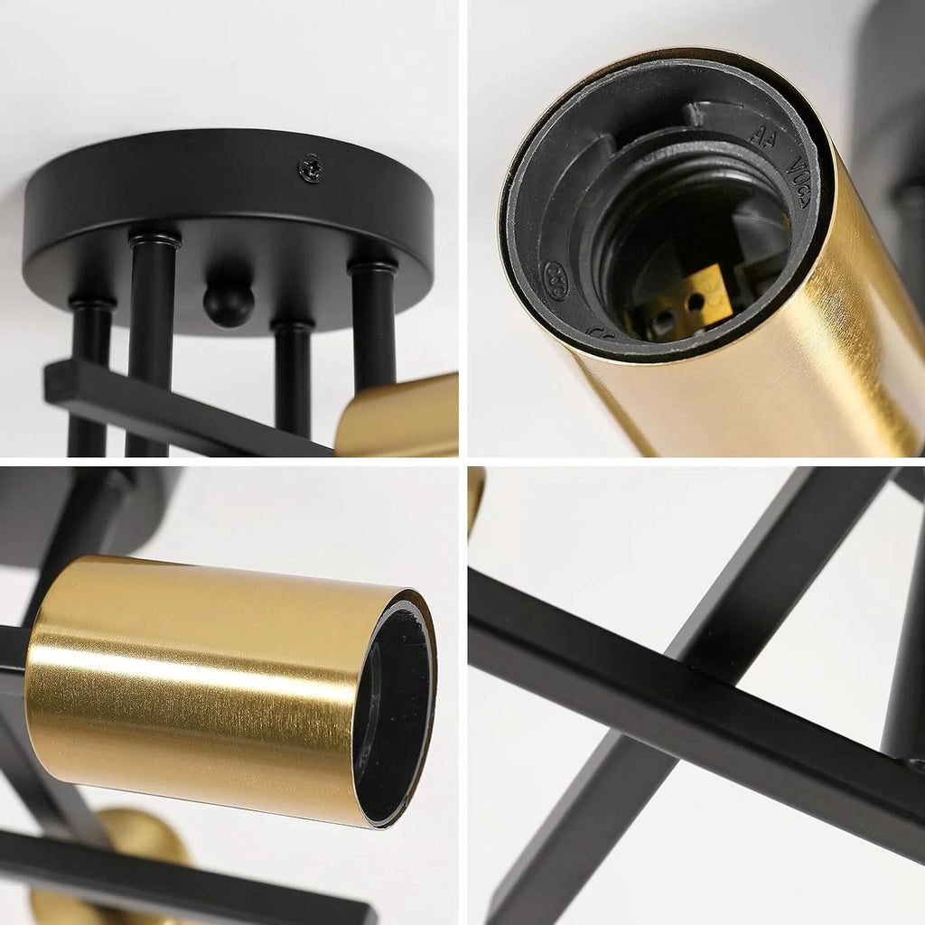 Vintage 4-Light  Chandelier Ceiling Light