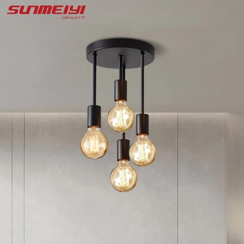 Modern Four-head Ceiling lamp