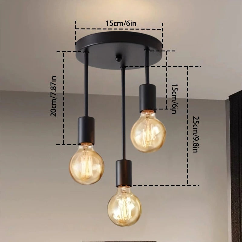 Modern Four-head Ceiling lamp