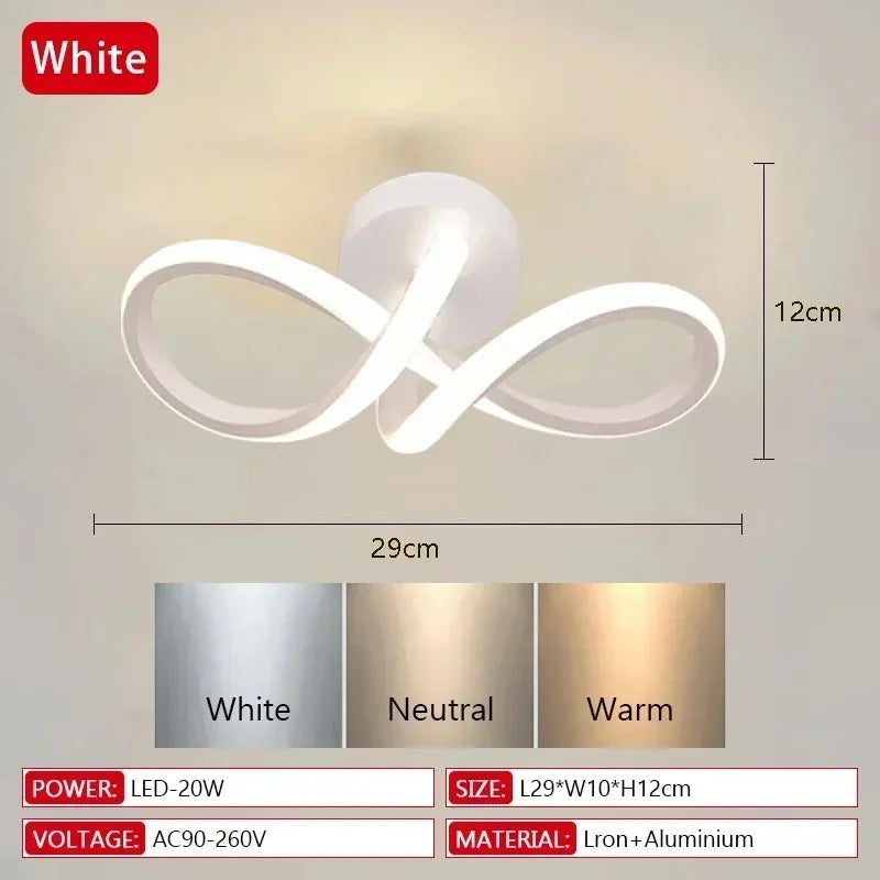 LED Aisle Ceiling Lights Modern Chandelier