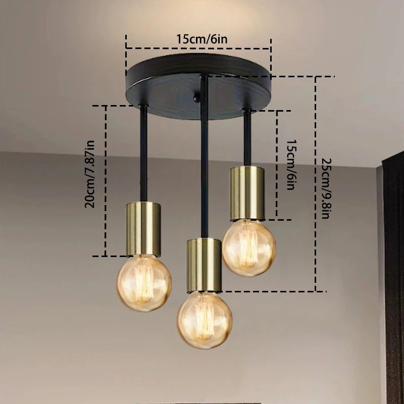 Modern Four-head Ceiling lamp